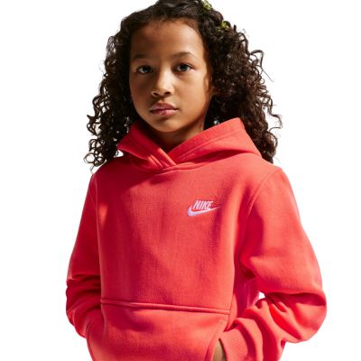 3. Nike Sportswear Club Fleece Kinder-Sweatshirt Orange FD3000 842