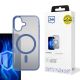 3mk Frosty MagCase Blue Hülle für Apple iPhone 16 Plus – transparent