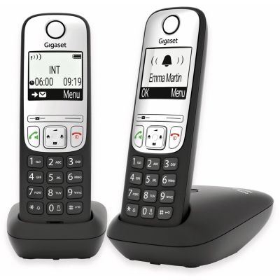 3. Gigaset A690 Duo DECT-Schnurlostelefon, schwarz