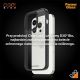 8. Militärzertifizierte PanzerGlass ClearCase iPhone 15 Pro Hülle – Transparent und Schwarz