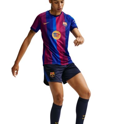 3. Nike FC Barcelona Heimtrikot 2026/27 Damen-Shorts Blau und Rot II1564 498