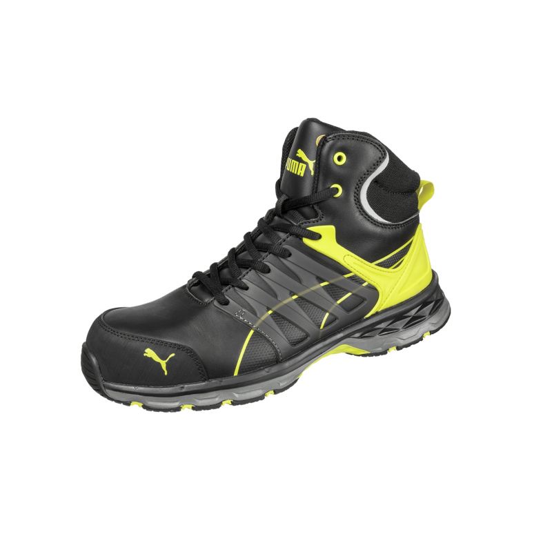 Puma Velocity 2.0 Yellow Mid M MLI-S12B1 schwarze Schuhe