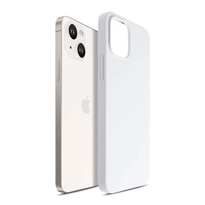 8. 3mk Hardy Silikon-MagCase für iPhone 14 Plus – Weiß