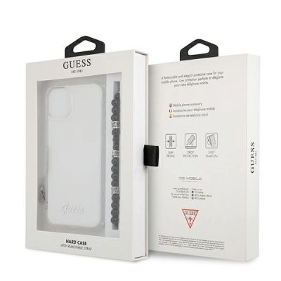 8. Guess GUHCP13SKPSBK iPhone 13 mini 5.4" Transparente Hardcase Black Pearl