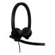 2. Logitech H570E Kabelgebundenes Headset mit Kopfbügel, Büro/Callcenter, USB Typ-C, Schwarz