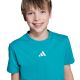 4. adidas Essentials Tee 160 Grünes Kinder-T-Shirt JW0005
