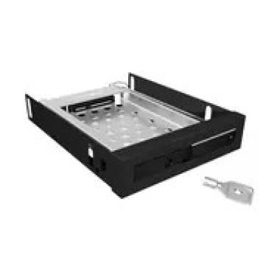 ICY BOX IB-2217StS 8,89 cm (3,5") Speicherkartenfach Schwarz