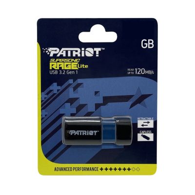 3. PATRIOT RAGE LITE 120 MB/s 64 GB USB 3.2 Schwarz