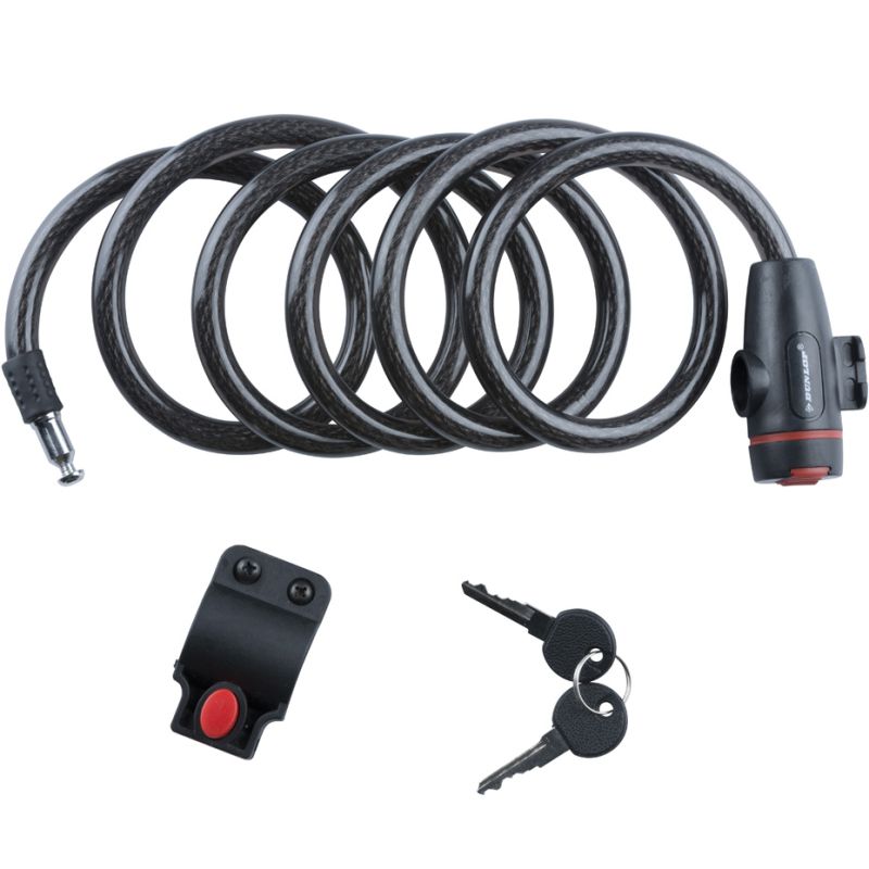 4. Dunlop Spiralkabelschloss 12 mm ST 56376