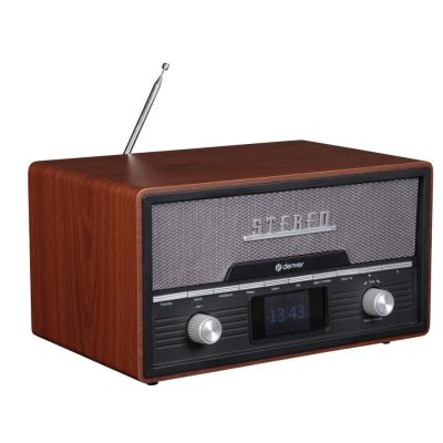 3. Denver MDA-525DW Personal CD Player Wood