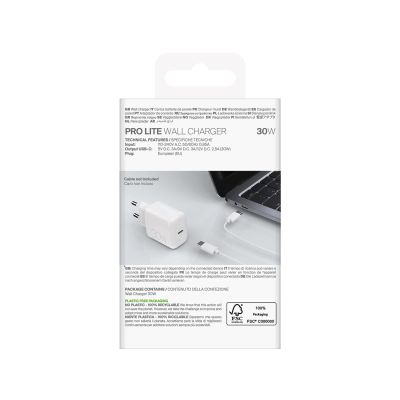 3. Puro PROLITE 30W USB-C Wandladegerät - Weiß