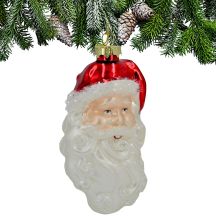 GLAS-FORMFIGUR WEIHNACHTSMANN SASKA GIFT & DECOR