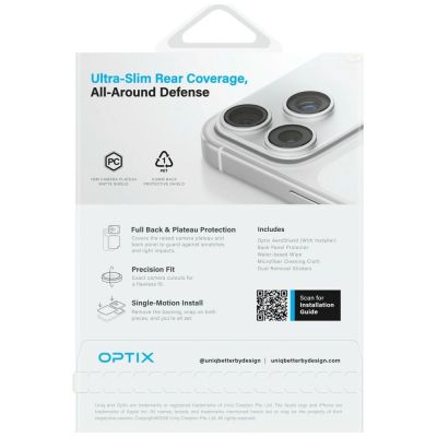 8. Uniq Optix Aeroshield+ Kameramodulschutz für iPhone 17 Pro Max