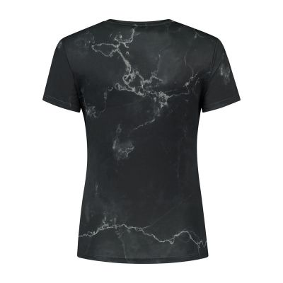 Rogelli MARBLE Laufshirt schwarz L