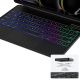 10. Dux Ducis Keyboard (MK Series) Hülle mit Bluetooth-Tastatur für iPad Pro 11" 2024 – Schwarz