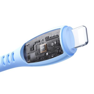 6. Joyroom S-A59 Vibrant Series 3A USB-A - Lightning Kabel 1,2 m - blau