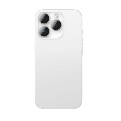 2. AmazingThing AR Aluminium 3-Linsen-Glas mit Kameralinsenrahmen für iPhone 16 Pro / 16 Pro Max - Silber