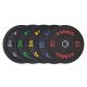 26. HMS GRAY Olympische Hantelscheibe 5 kg HTBR05 