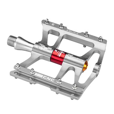 2. Rockbros JT410 4.10 4-Kugellager-Fahrradpedale - Silber