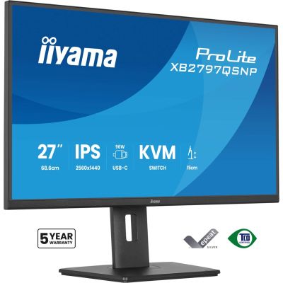 iiyama ProLite XB2797QSNP-B1 Computermonitor 68,6 cm (27") 2560 x 1440 px Quad HD LED Schwarz
