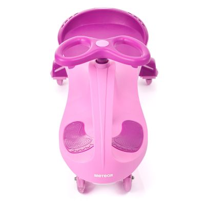 26. Pink Meteor Swingo Gravity Ride-On