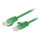 Patchkabel Kat. 6 UTP 3 m Grün Fluke geprüft Lanberg 10er-Pack