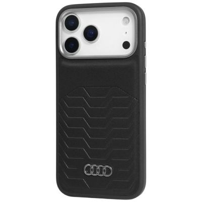 3. Audi GT MagSafe Kunstlederhülle für iPhone 17 Pro Max - Schwarz