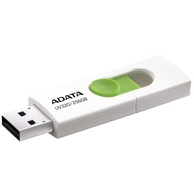3. ADATA UV320 USB-Stick 256 GB USB Typ-A 3.2 Gen 1 (3.1 Gen 1) Grün, Weiß