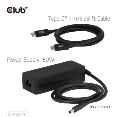 6. NB ACC 14IN1/USB-C 150W Dockingstation CSV-2540 CLUB3D