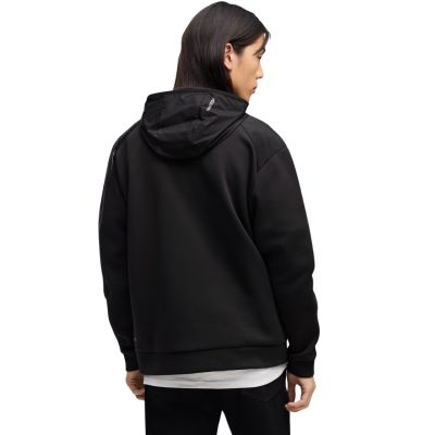 4. Herren-Hoodie Puma Tech Material Mix, schwarz 694490 01