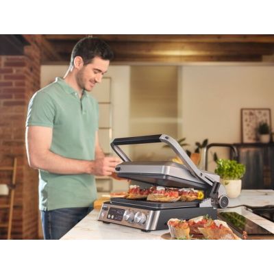 7. BRAUN MultiGrill 7 Kontaktgrill CG 7044 mit Grill-, Brat- und Waffelplatten