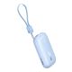 3. Baseus EnerFill FC21 Qpow 3 Ultra 10000mAh 45W Powerbank mit abnehmbarem USB-C-/ Lightning Kabel – Blau