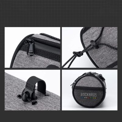 12. Rockbros TL002 ROAD TO SKY 1,5L Lenkertasche, wasserdicht – Grau