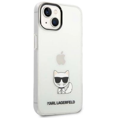 4. Karl Lagerfeld KLHCP14MCTTR iPhone 14 Plus 6,7 "Hardcase klar / transparent Choupette Body