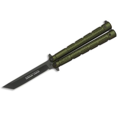 Butterfly-Messer K25 36249 Balisong Grün