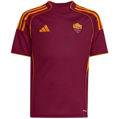 9. adidas AS Roma Heimtrikot 25/26, bordeauxrot, Kinder-Trikot JX2613