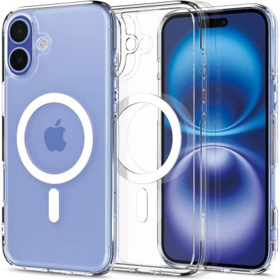 Spigen Ultra Hybrid MagSafe für iPhone 16 – weiß
