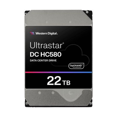 2. Serverfestplatte HDD Western Digital Ultrastar DC HC580 WUH722422ALE6L4 (22 TB; 3,5"; SATA)