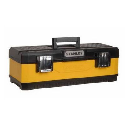 Stanley 1-95-613 Werkzeugkasten, Metall, Kunststoff, Schwarz, Gelb