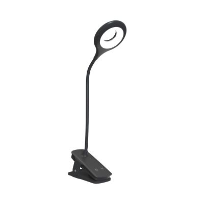 Mini Wozinsky Kabellose LED-Leselampe mit Clip + USB-C-Kabel - Schwarz