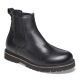 Birkenstock Highwood Slip On M LENA Schwarze Herren Chelsea Boots aus echtem Leder (1025764)