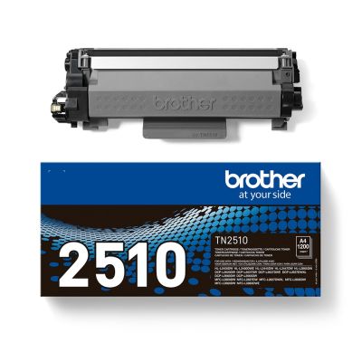 5. Brother TN-2510 Tonerkartusche, 1 Stück, Original Schwarz