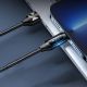 7. USB-A-Kabel – Lightning Wozinsky WUALC1 mit LED-Anzeige 2,4 A 1 m – Schwarz
