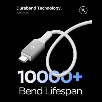 4. Spigen Essential EB10015CC USB-C / USB-C 100W Kabel 150cm - Weiß