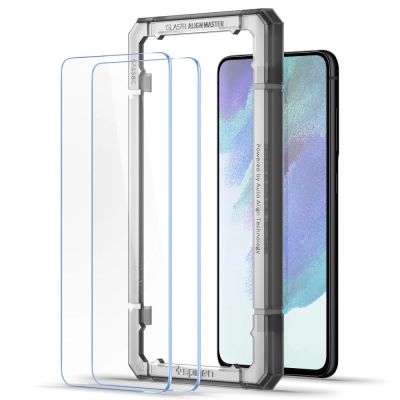 15. Spigen ALM Glas.tR gehärtetes Glas für Samsung Galaxy S21 FE - 2 Stk.
