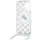 6. Karl Lagerfeld IML Crossbody Monogram Karl & Choupette Head MagSafe Hülle für iPhone 16 - Transparent