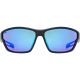 4. Uvex Sportstyle 806 Fahrradbrille – black matt/mirror blue