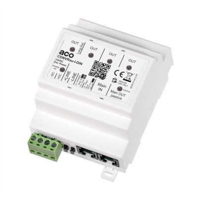 ACO CDNVRau-I-DIN Intelligenter aktiver Videoverteiler für P-System auf DIN-Schiene