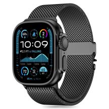 Tech-Protect Milano-Armband für Apple Watch 6/7/8/9/10/SE/Ultra 1/2 (44/45/46/49 mm) – Schwarz