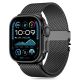 Tech-Protect Milano-Armband für Apple Watch 6/7/8/9/10/SE/Ultra 1/2 (44/45/46/49 mm) – Schwarz